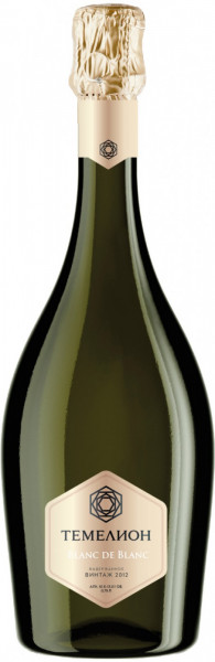 Игристое вино "Темелион" Блан де Блан, 2012