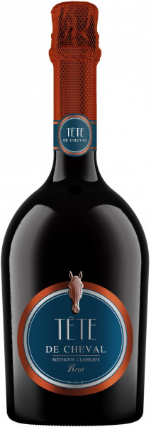 Игристое вино "Tete de Cheval" Brut, 1.5 л