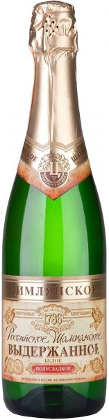 Игристое вино Tsimlyanskoe, Russian Champagne Aged Semi-sweet