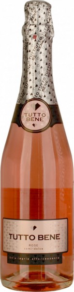 Игристое вино "Tutto Bene" Rose Semi-Dolce