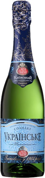Игристое вино "Ukrains'ke" sweet