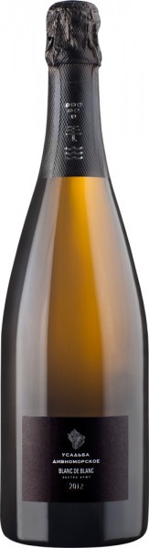 Игристое вино "Usadba Divnomorskoe" Blanc de Blanc Extra Brut, 2012