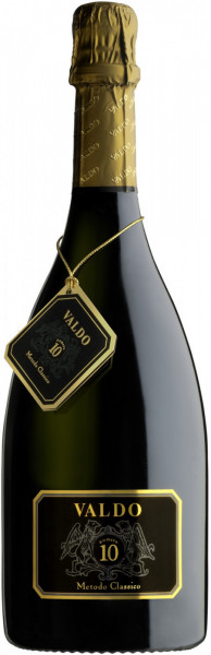 Игристое вино Valdo, "Numero 10" Metodo Classico Brut Valdobbiadene DOCG, 2016