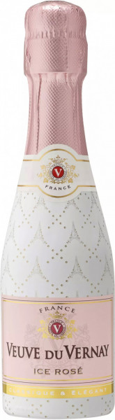 Игристое вино "Veuve du Vernay" Ice Rose, 0.2 л