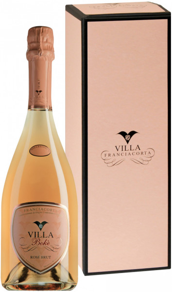 Игристое вино Villa Franciacorta, "Boke" Rose Brut, Franciacorta DOCG, 2012, gift box