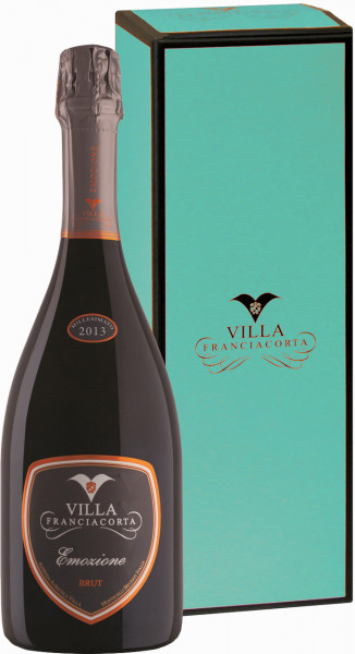 Игристое вино Villa Franciacorta, "Emozione" Brut, Franciacorta DOCG, 2013, gift box