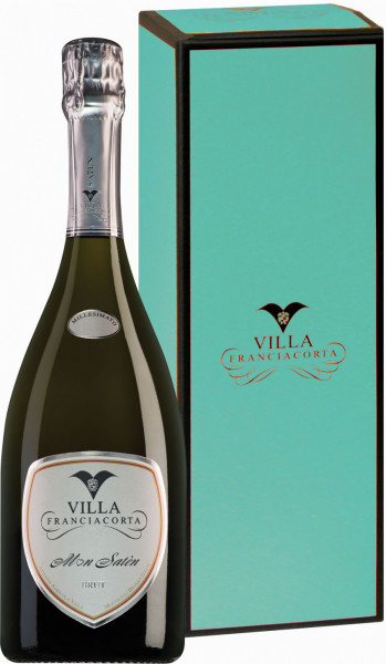 Игристое вино Villa Franciacorta, "Mon Saten" Brut, Franciacorta DOCG, 2013, gift box