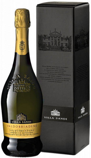 Игристое вино Villa Sandi, Valdobbiadene Prosecco Superiore DOCG Extra Dry, 2021, gift box