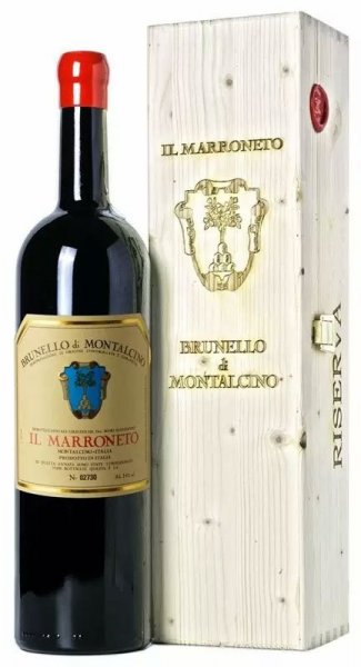 Вино Il Marroneto, Brunello di Montalcino DOCG, 2019, wooden box, 1.5 л