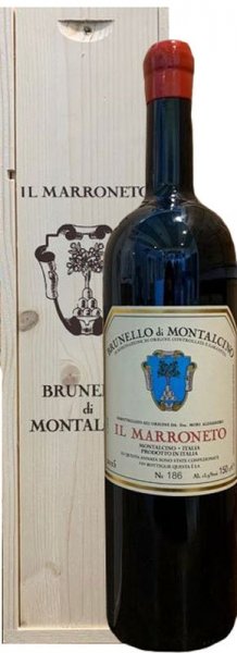 Вино Il Marroneto, Brunello di Montalcino DOCG, 2016, wooden box, 1.5 л
