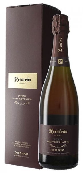 Игристое вино Recaredo, "Intens Rosat" Brut Nature, Cava DO, 2017, gift box