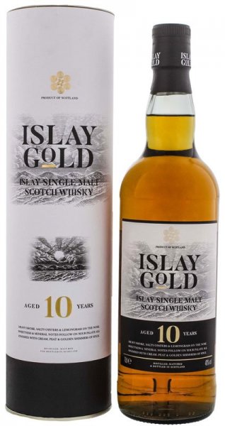 Виски Ian Macleod Distillers, "Islay Gold" 10 Years Old, in tube, 0.7 л