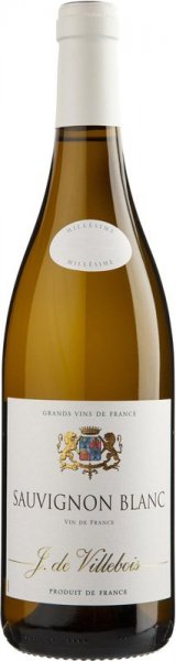 Вино J. de Villebois, Sauvignon Blanc VdF, 2022