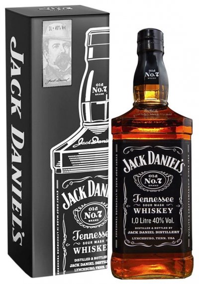 Виски "Jack Daniel's", with metal box, 1 л