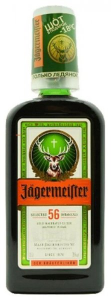 Ликер "Jagermeister" with glass shot, 0.7 л