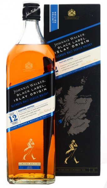 Виски Johnnie Walker, "Black Label" Islay Origin, gift box, 0.7 л