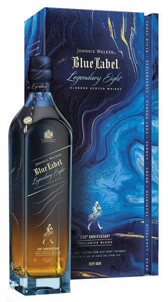 Виски Johnnie Walker, "Blue Label" Legendary Eight, gift box, 0.7 л