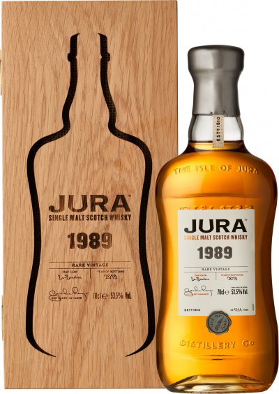 Виски "Isle of Jura" Rare Vintage, 1989, wooden box, 0.7 л