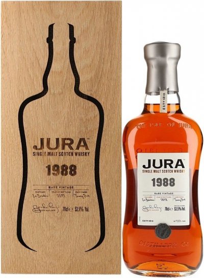 Виски Jura, Rare Vintage 1988, wooden box, 0.7 л