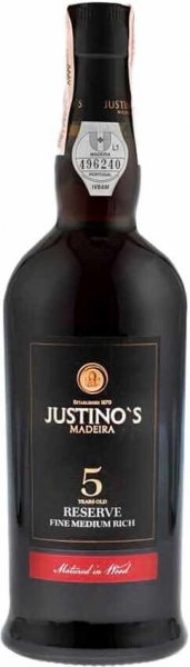 Вино Justino's Madeira Wines, "Reserve" Fine Medium Rich 5 Years Old, Madeira DOP
