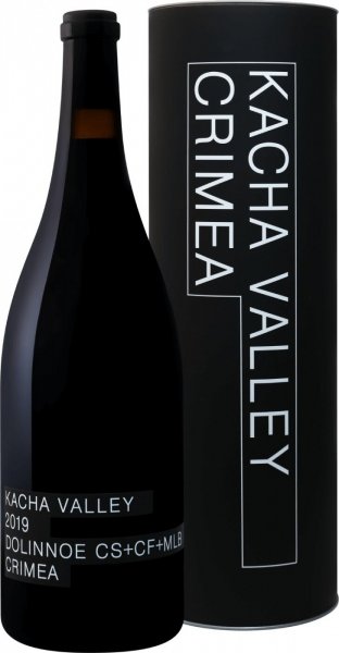 Вино "Kacha Valley" Dolinnoe Red, 2019, in tube, 1.5 л