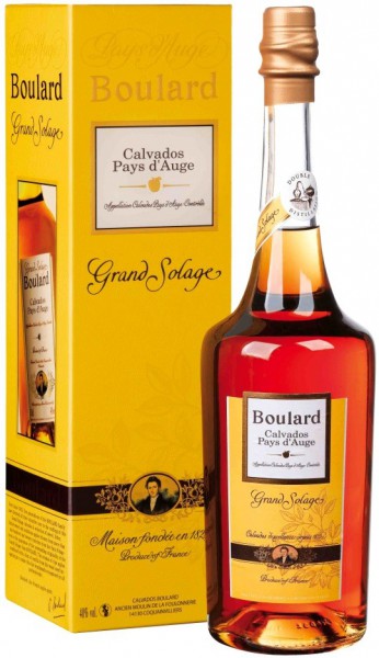 Кальвадос Boulard, "Grand Solage", Pays d'Auge AOC, gift box, 0.7 л