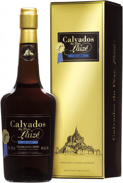 Кальвадос Calvados du pere Laize, 20 Ans, gift box, 0.7 л