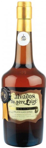 Кальвадос Calvados du pere Laize, VSOP, 0.7 л