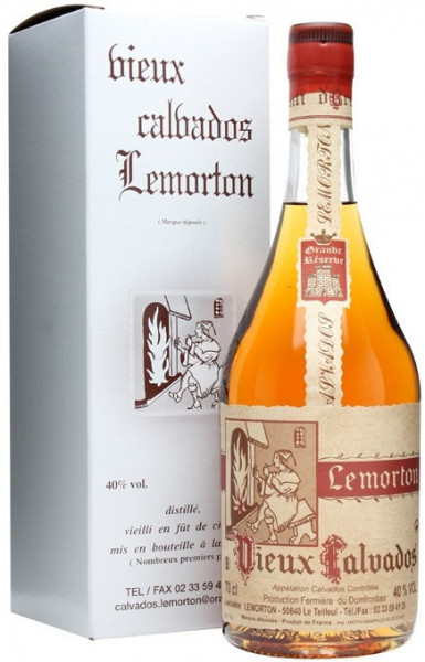 Кальвадос Calvados Lemorton Vintage 1980, gift box, 0.7 л