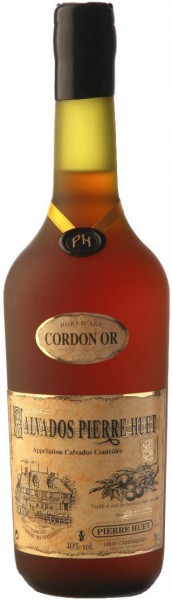 Кальвадос Calvados Pierre Huet, "Cordon Or", Calvados AOC, 0.7 л