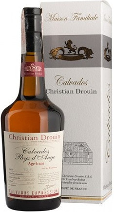 Кальвадос Christian Drouin, Calvados Pays d'Auge "Fut de Pommeau" 6 Ans, gift box, 0.7 л