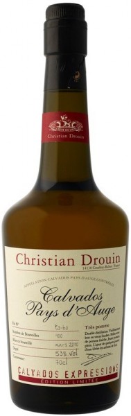 Кальвадос Christian Drouin, Calvados Pays d'Auge "Tres Pomme", 0.7 л