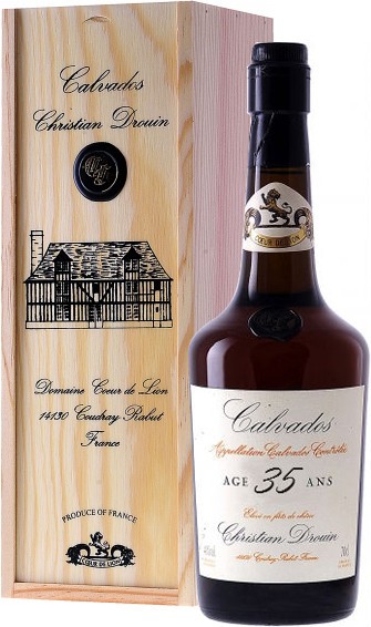 Кальвадос Coeur de Lion Calvados 35 ans, wooden box, 0.7 л