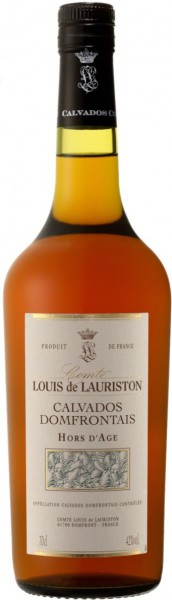 Кальвадос "Comte Louis de Lauriston" Hors d'Age, Domfrontais AOC, 0.5 л