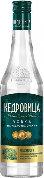 Водка Kedrovitsa with Cedar Nuts, 0.5 л