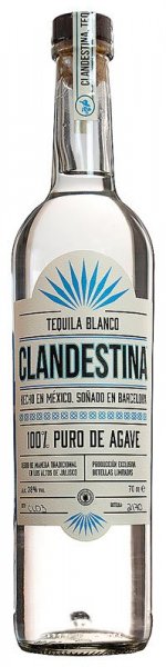 Текила "Clandestina" Blanco, 0.7 л