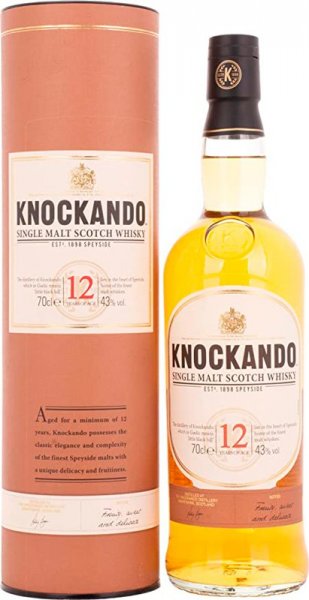 Виски "Knockando" 12 Years Old, gift box, 0.7 л