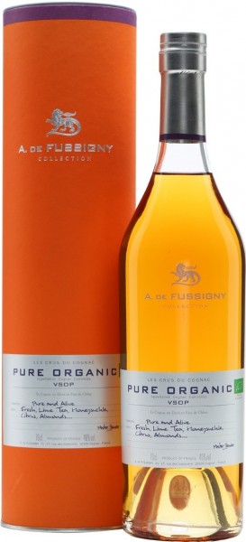 Коньяк A. de Fussigny, Pure Organic VSOP, gift tube, 0.7 л