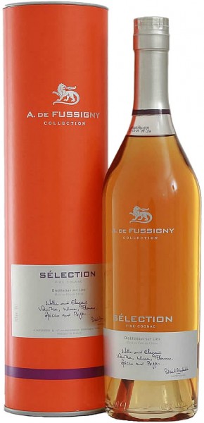 Коньяк A. de Fussigny, Selection, gift tube, 0.7 л