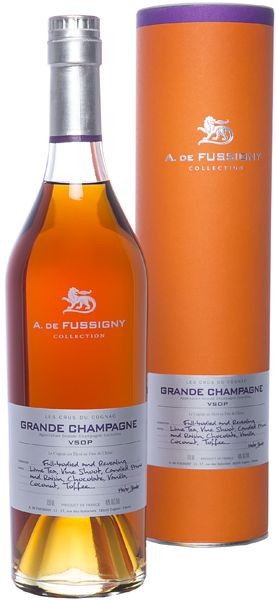 Коньяк "A. de Fussigny" VSOP Grande Champagne, gift tube, 0.7 л
