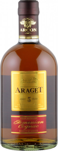 Коньяк "Araget" 5 Years Old, 0.5 л