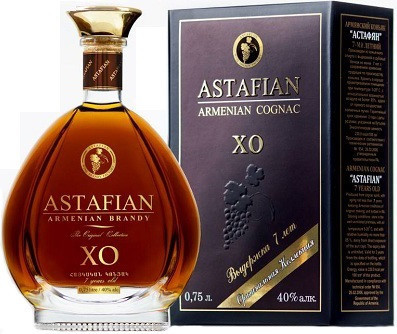 Коньяк "Astafian" XO 7 Years, gift box, 0.75 л