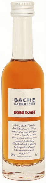 Коньяк Bache-Gabrielsen, Hors d’Age Grande Champagne, 50 мл