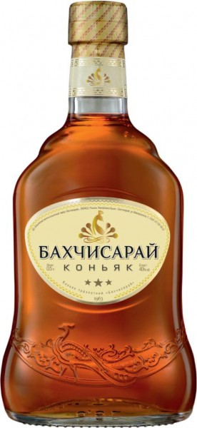 Коньяк Bakhchisaray, 3 stars, 0.5 л