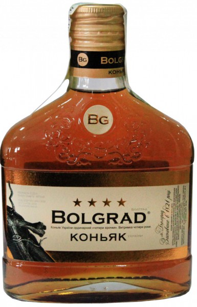 Коньяк "Bolgrad" 4 stars, 0.25 л