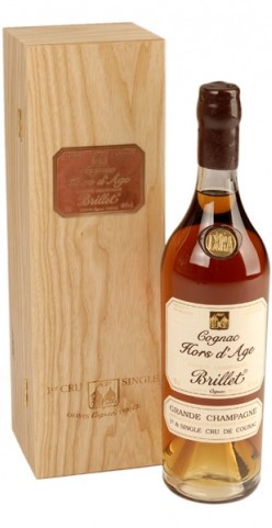 Коньяк Brillet, Hors d'Age Extra Grande Champagne, wooden box, 0.7 л