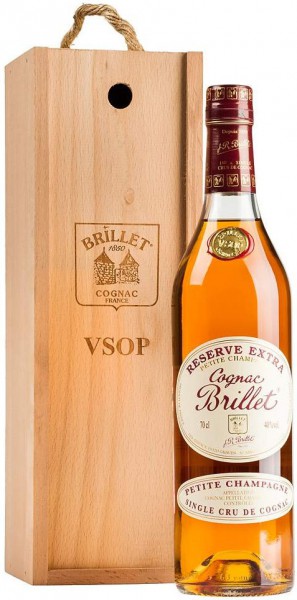 Коньяк Brillet Reserve VSOP Petite Champagne, gift box, 0.7 л