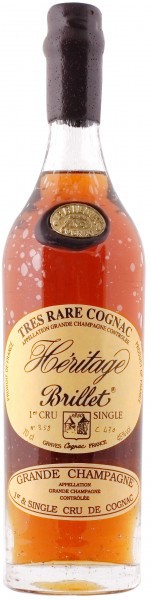 Коньяк Brillet, Tres Rare Heritage, Grande Champagne, 0.7 л