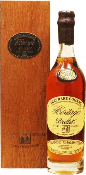 Коньяк Brillet, Tres Rare Heritage, Grande Champagne, wooden box, 0.7 л