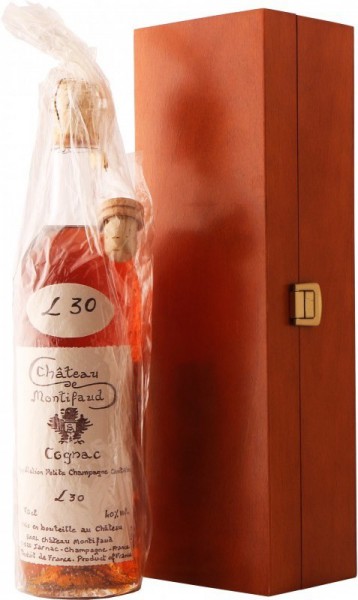 Коньяк Chateau de Montifaud 30 Years Old, Fine Petite Champagne AOC, wooden box, 0.7 л